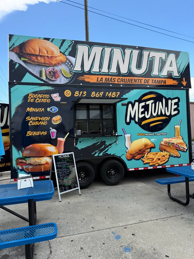 Tráiler de Mejunje en su ubicación fija de Tampa